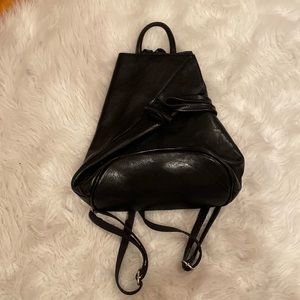 Vera Pelle Italian leather backpack bag
